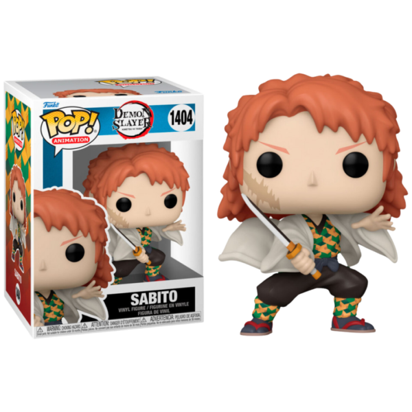 Funko Pop! Animation: Demon Slayer: Kimetsu No Yaiba - Sabito (No Mask) #1404 Vinyl Figure