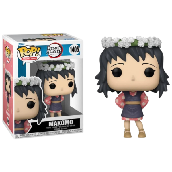 Funko Pop! Animation: Demon Slayer: Kimetsu No Yaiba - Makomo (Flower Headdress) #1405 Vinyl Figure