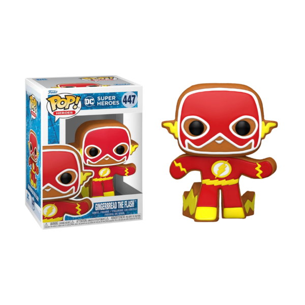 Funko Pop! Heroes: DC Super Heroes Holiday - Gingerbread The Flash #447 Vinyl Figure