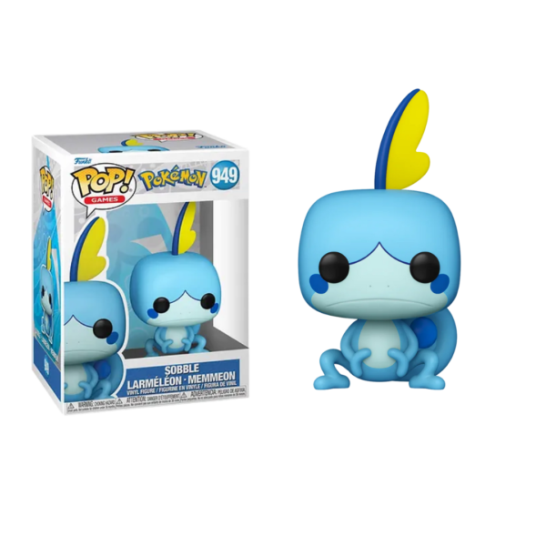 Funko Pop! Games: Pokemon - Sobble Larmeleon Memmeleon #949 Vinyl Figure