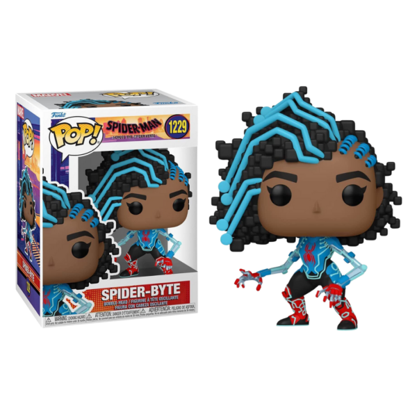 Funko Pop! Marvel Spider-Man Across The Spider-Verse - Spider-Byte #1229 Bobble-Head Vinyl Figure