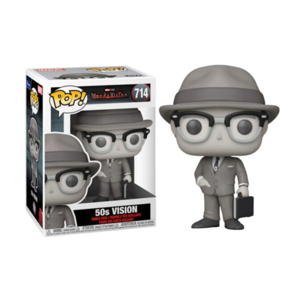 Funko Pop! Marvel Studios: Wandavision - Vision 50S* #714 Bobble-Head Vinyl Figure
