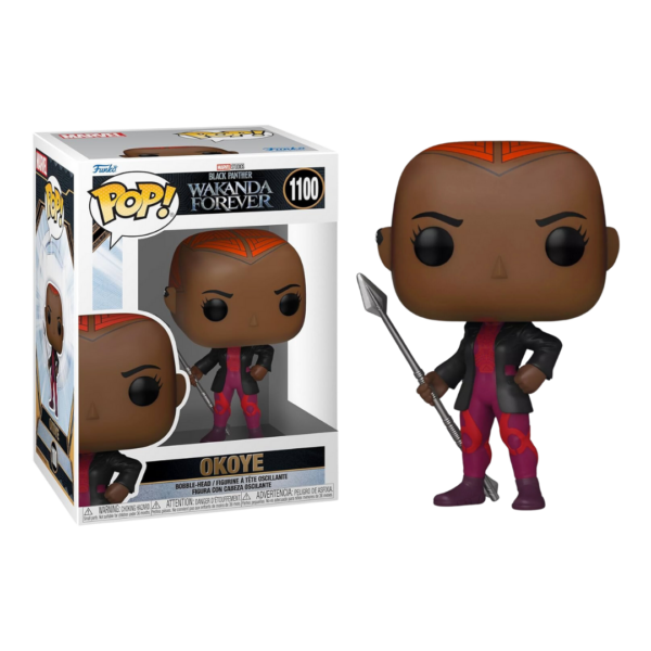 Funko Pop! Marvel: Black Panther Wakanda Forever - Okoye #1100 Bobble-Head Vinyl Figure