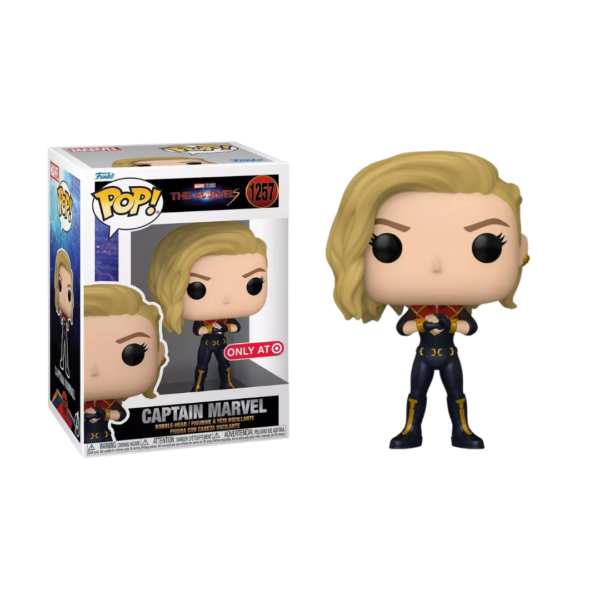 Funko Pop! The Marvels - Captain Marvel (Special Edition) #1257 Bobble-Head Vinyl Figure