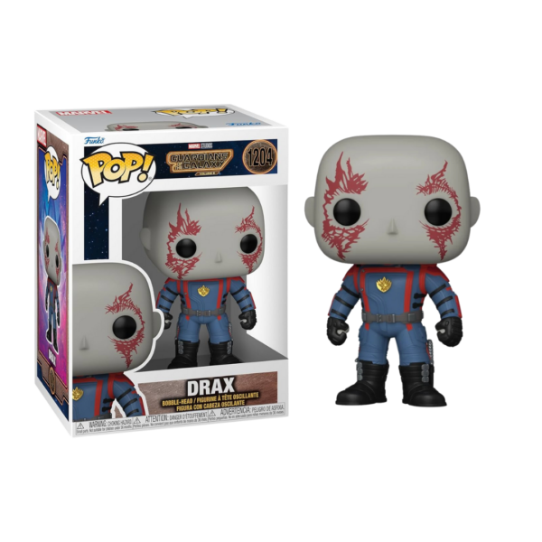 Funko Pop! Marvel: Guardians of The Galaxy Vol.3 - Drax #1204 Bobble-Head Vinyl Figure