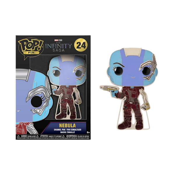 Funko Pop! Pin: Marvel The Infinity Saga - Nebula #24 Large Enamel Pin