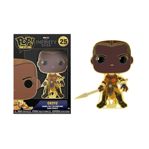 Funko Pop! Pin: Marvel The Infinity Saga - Okoye #25 Large Enamel Pin