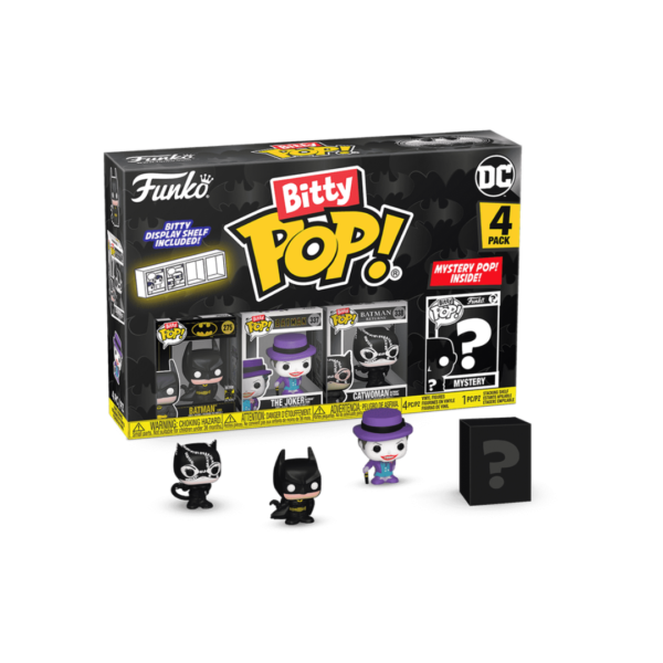 Funko Bitty Pop! 4-Pack DC: Batman 85th - Batman Vinyl Figures