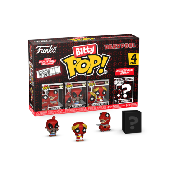 Funko Bitty Pop! 4-Pack: Deadpool - Dinopool Vinyl Figures