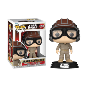 Funko Pop! Disney Star Wars: EP1 The Phantom Menace Anniversary - Anakin Skywalker with Helmet #698 Bobble-Head Vinyl Figure