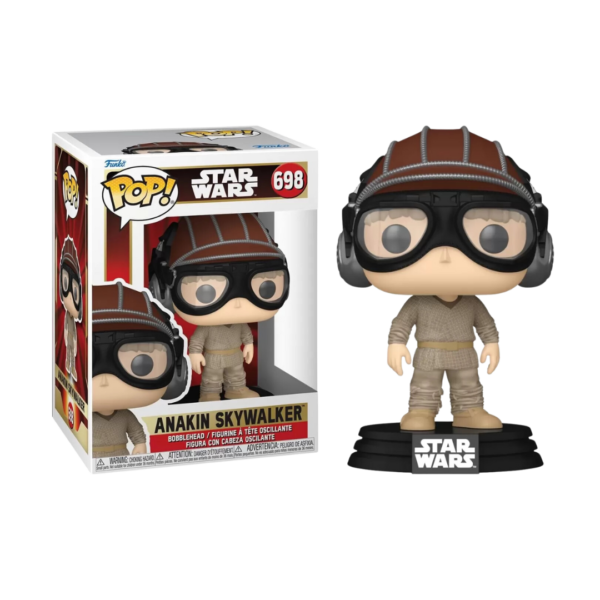 Funko Pop! Disney Star Wars: EP1 The Phantom Menace Anniversary - Anakin Skywalker with Helmet #698 Bobble-Head Vinyl Figure