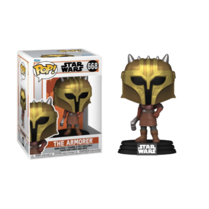 Funko Pop! Disney Star Wars: The Mandalorian - The Amorer #668 Bobble-Head Vinyl Figure