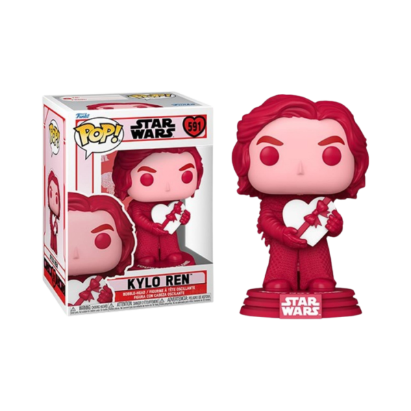 Funko Pop! Disney Star Wars: Valentines S3 - Kylo Ren #591 Bobble-Head Vinyl Figure