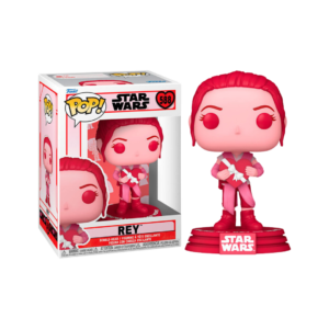 Funko Pop! Disney Star Wars: Valentines S3 - Rey #588 Bobble-Head Vinyl Figure