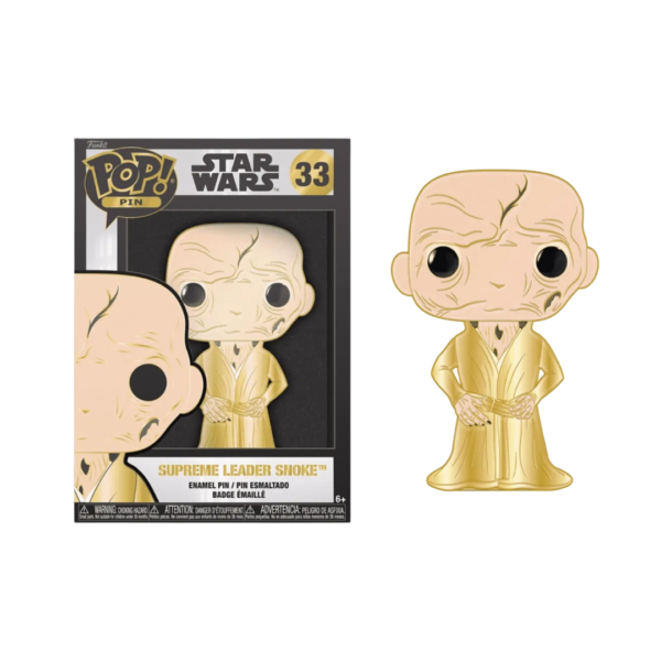 Funko Pop! Pin: Disney Star Wars - Supreme Leader Snoke #33 Large Enamel Pin