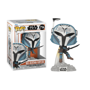 Funko Pop! Star Wars: Mandalorian - Bo-Katan with Darksaber​ and Jet Pack #714 Bobble-Head Vinyl Figure