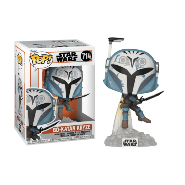 Funko Pop! Star Wars: Mandalorian - Bo-Katan with Darksaber​ and Jet Pack #714 Bobble-Head Vinyl Figure