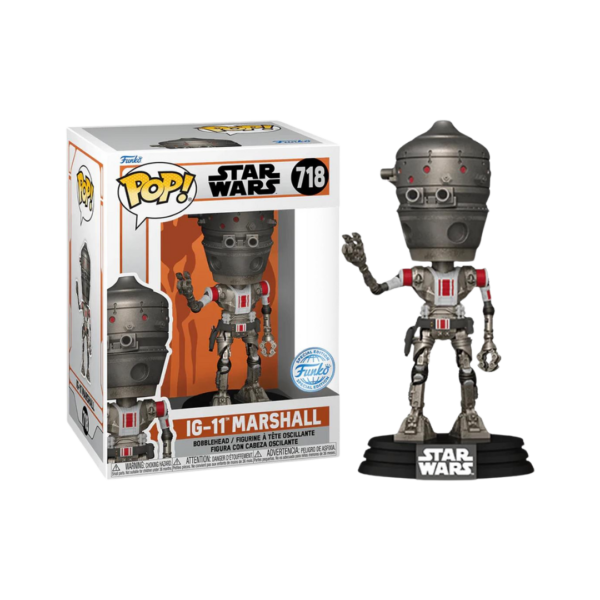 Funko Pop! Star Wars: The Mandalorian S10 - Marshal (Special Edition) #718 Bobble-Head Vinyl Figure