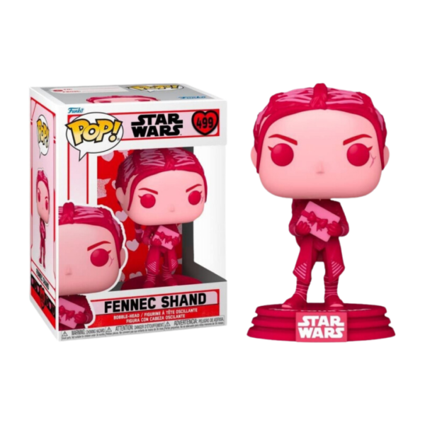 Funko Pop! Star Wars: Valentines S2 - Fennec Shand (Special Edition) #499 Bobble-Head Vinyl Figure