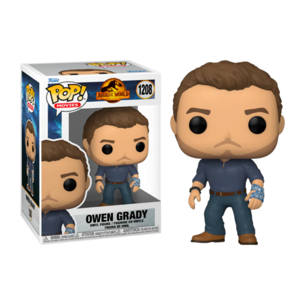 Funko Pop! Movies: Jurassic World Dominion - Owen Grady #1208 Vinyl Figure