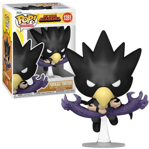 Funko Pop! Animation: My Hero Academia - Fumikage Tokoyami (FA) #1351 Vinyl Figure