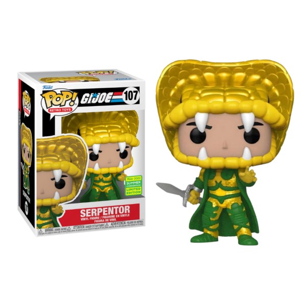Funko Pop! Retro Toys: G.I. Joe - Serpentor (Convention Limited Edition) #107 Vinyl Figure