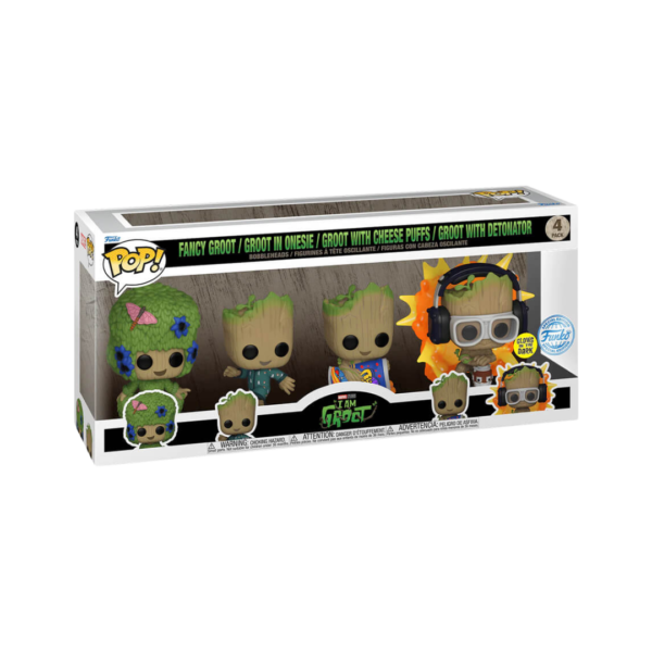 Funko Pop! 4-Pack Marvel: I Am Groot