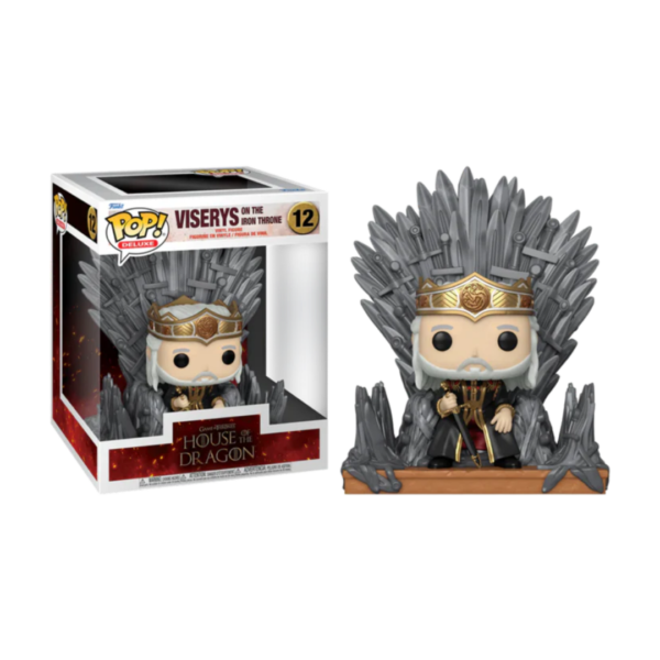 Funko Pop! Deluxe Game of Thrones: House of the Dragon - Viserys on the Iron Throne #12 Vinyl Figure