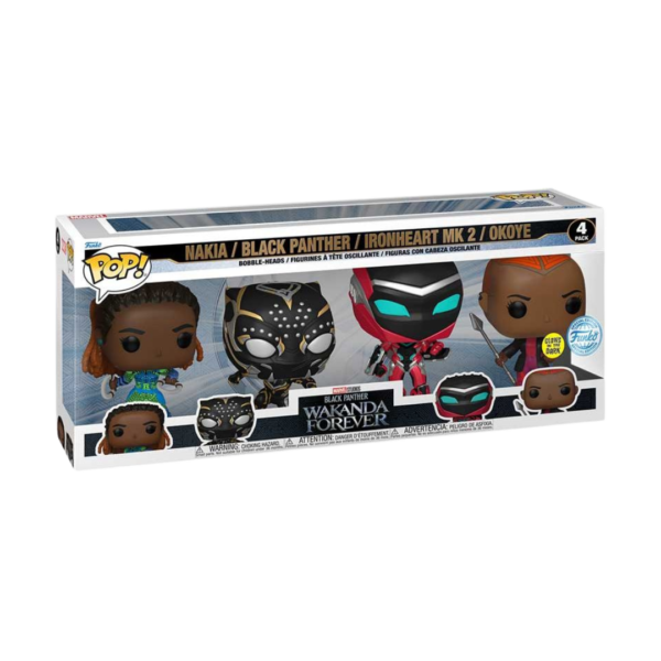 Funko Pop! 4-Pack: Marvel - Black Panther: Wakanda Forever
