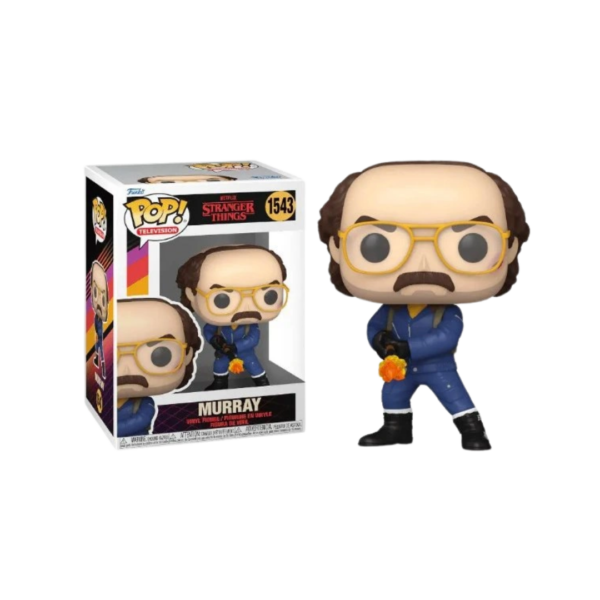 Funko Pop! Television: Stranger Things Season S3 - Murray Bauman #1543 Vinyl Figure