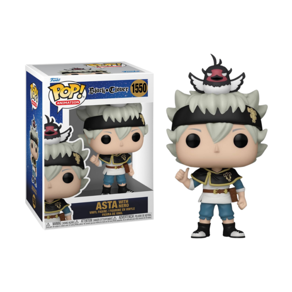 Funko Pop! Animation: Black Clover - Asta with Nero #1550