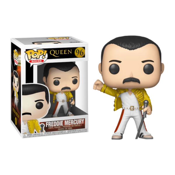 Funko Pop! Rocks: Queen - Freddie Mercury Wembley 1986 #96 Vinyl Figure
