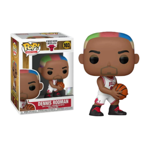 Funko Pop! NBA Basketball: Chicago Bulls - Dennis Rodman (Bulls Home) #103