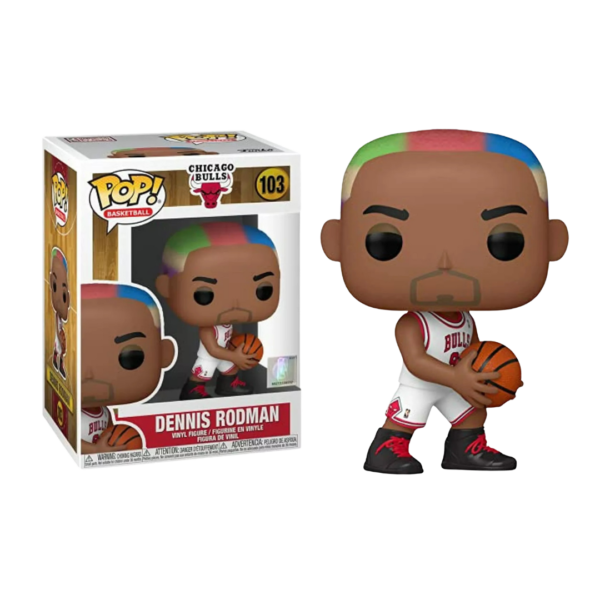 Funko Pop! NBA Basketball: Chicago Bulls - Dennis Rodman (Bulls Home) #103