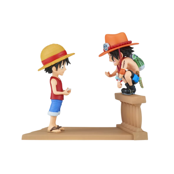 One Piece - Luffy & Ace Statue (8cm)