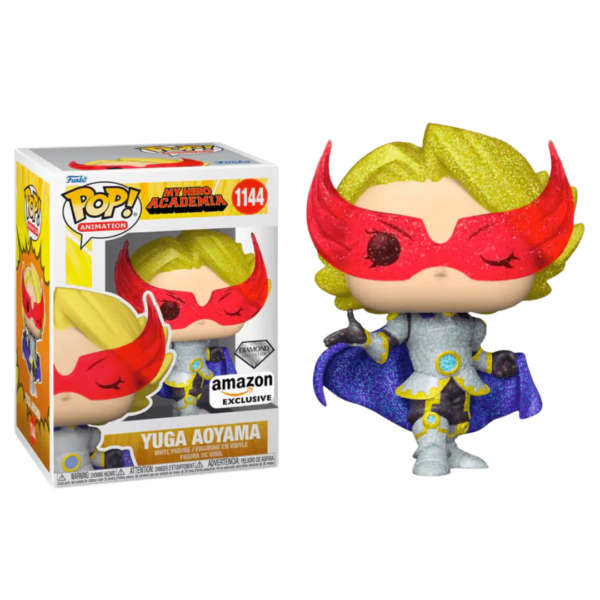 Funko Pop! Animation: My Hero Academia S9 - Yuga Aoyama (Glitter) (Diamond Collection) (Amazon Exclusive) #1144 Vinyl Figure