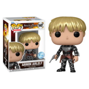 Funko Pop! Animation: Attack on Titan S4 - Armin Arlert (Metallic) (Special Edition) # 1447 Viny Figure