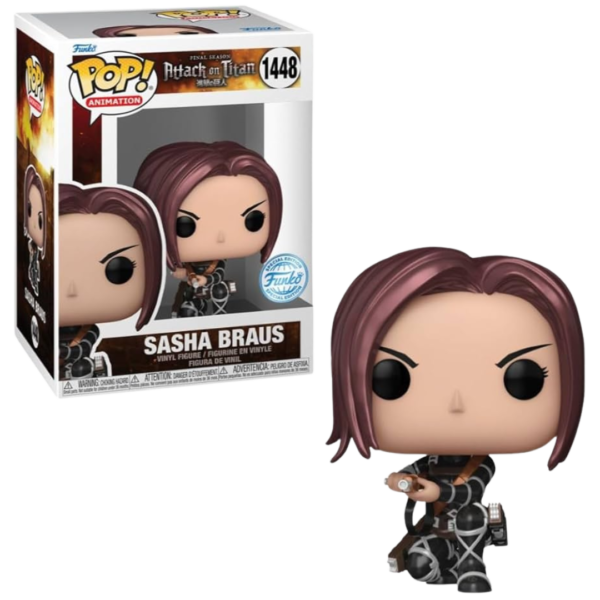 Funko Pop! Animation: Attack on Titan S4 - Sasha Braus (Metallic) (Special Edition) # 1448 Vinyl Figure