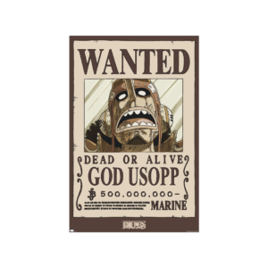 77 One Piece - Wanted God Usopp Poster Chibi (52x38cm)