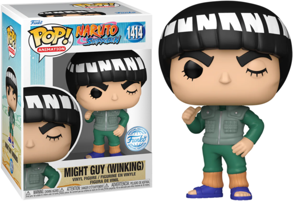 Funko Pop! Animation: Naruto Shippuden - Might Guy (Winking) (Special Edition) # 1414 Vinyl Figure
